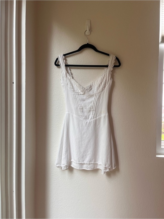 House of CB Dresses & Skirts - House of CB White Lace-Trim Camisole Dress